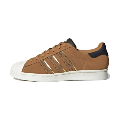 adidas originals Superstar CNY 'Brown White Black'