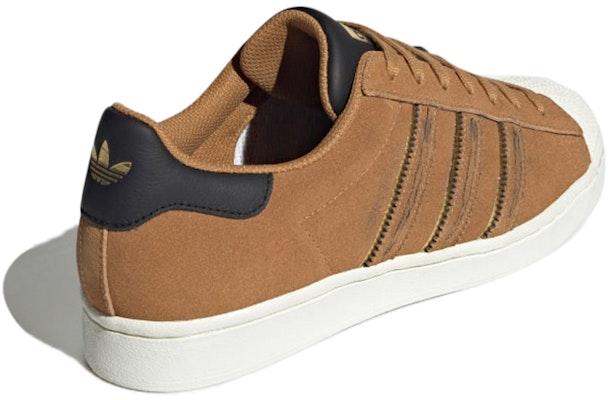 adidas originals Superstar CNY 'Brown White Black' GX2154 Shop adidas originals Superstar CNY 'Brown White Black' GX2154
