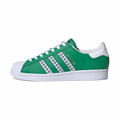adidas originals Superstar 'Green White'