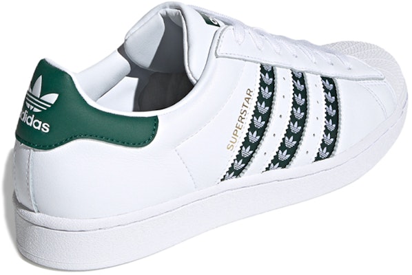 adidas originals Superstar 輕便耐磨防滑 低筒 滑板鞋 男女款 綠白 Shop adidas originals Superstar 輕便耐磨防滑 低筒 滑板鞋 男女款 綠白