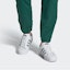 Sizing adidas originals Superstar 輕便耐磨防滑 低筒 滑板鞋 男女款 綠白