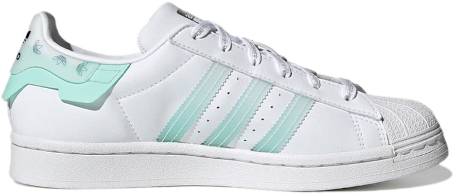 阿迪达斯经典款Superstar白色薄荷绿 GX2974 Order 阿迪达斯经典款Superstar白色薄荷绿 GX2974