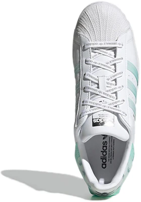 阿迪达斯经典款Superstar白色薄荷绿 GX2974 Purchase 阿迪达斯经典款Superstar白色薄荷绿 GX2974