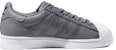 adidas Originals Superstar Velcro Kasut Retro Kasual Unisex Kelabu FX7766