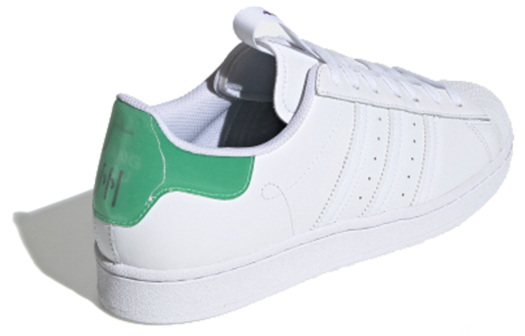 Lookbook アディダス スーパースター 広州 レトロ (白/緑) FW2850