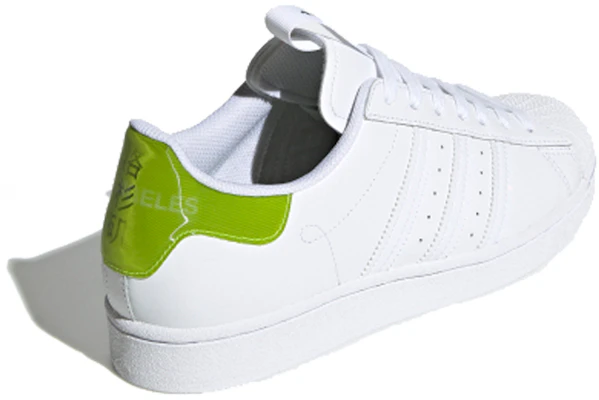 adidas originals Superstar 洛杉磯 低幫 板鞋 男女同款 白綠 Lookbook adidas originals Superstar 洛杉磯 低幫 板鞋 男女同款 白綠