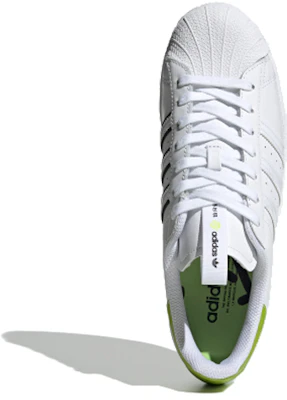 adidas originals Superstar 洛杉磯 低幫 板鞋 男女同款 白綠 Shop adidas originals Superstar 洛杉磯 低幫 板鞋 男女同款 白綠