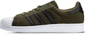 adidas originals Superstar Non-Slip Lightweight Skate Shoes Green Unisex 'Olive' BB0995