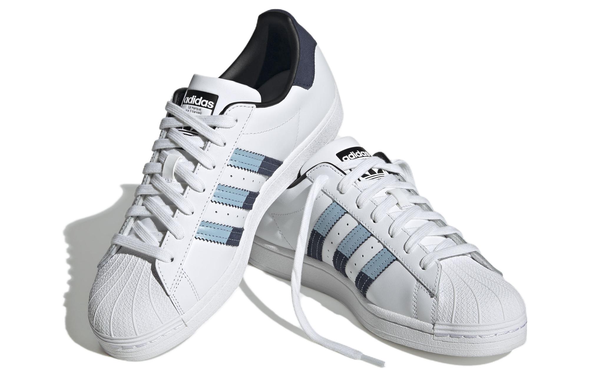 Beli adidas Superstar Shoes 'White Navy' HQ2207 Novelship