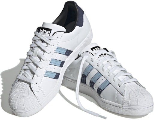 Beli adidas Superstar Shoes 'White Navy' HQ2207 Novelship