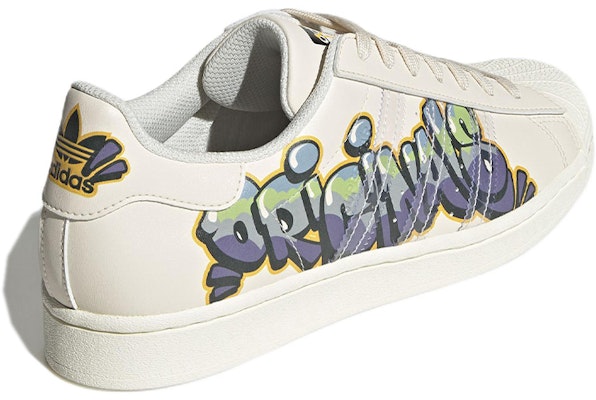 adidas Originals Superstar 'Putih Ungu Hijau' GW4443 Shop adidas Originals Superstar 'Putih Ungu Hijau' GW4443