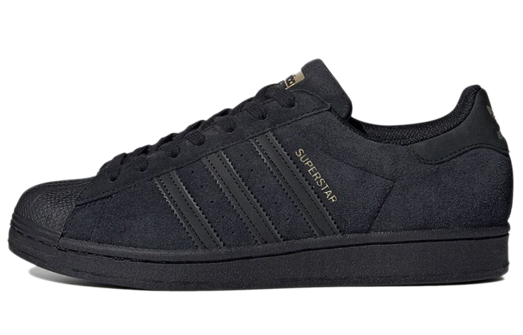 adidas originals Superstar 'Triple Black Suede'
