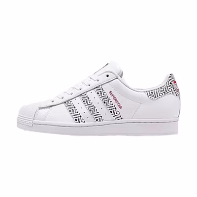 adidas originals Superstar 'White Black Red'