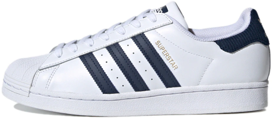 adidas originals Superstar 防滑耐磨 低筒 滑板鞋 男女通用 白藍金 Buy adidas originals Superstar 防滑耐磨 低筒 滑板鞋 男女通用 白藍金
