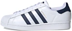 Buy adidas originals Superstar 防滑耐磨 低筒 滑板鞋 男女通用 白藍金