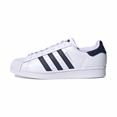 adidas Originals Superstar Shoes 'Cloud White Navy Blue'