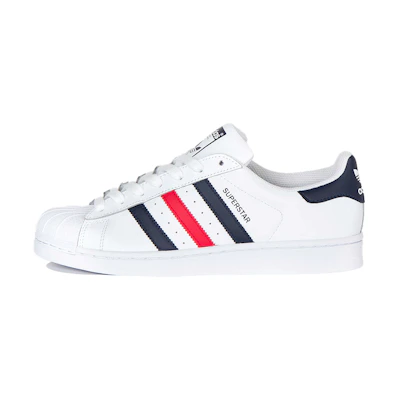 adidas originals Superstar 'White Blue Red'
