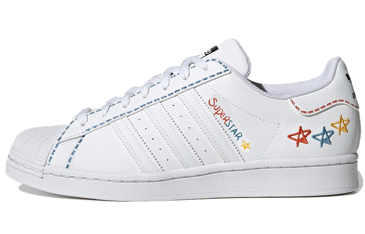 adidas Originals Superstar Shoes 'White Blue Yellow' GZ3034
