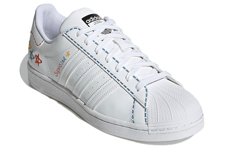 Buy adidas Originals Superstar Shoes 'White Blue Yellow' GZ3034