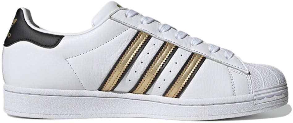 adidas originals Superstar 'White Gold Black' FY1335 Order adidas originals Superstar 'White Gold Black' FY1335