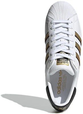 adidas originals Superstar 'White Gold Black' FY1335 Purchase adidas originals Superstar 'White Gold Black' FY1335