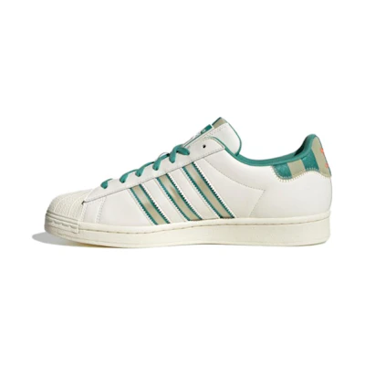 adidas Originals Superstar Shoes 'Cream White Green Gold'