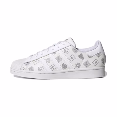 adidas originals Unisex Superstar Sneakers Silver/Grey