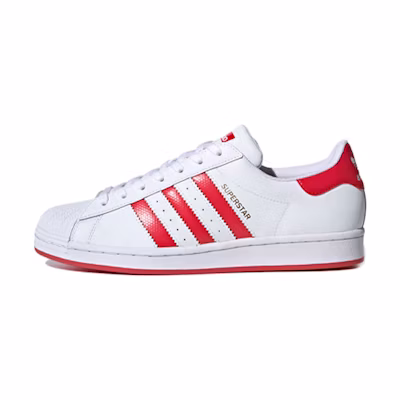 adidas originals Superstar 'White Red'