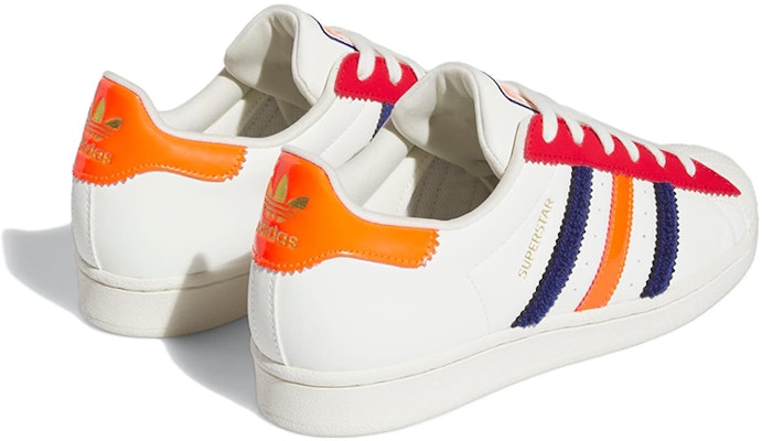 아디다스 오리지널스 슈퍼스타 '오프 화이트 레드' HQ4403 Shop 아디다스 오리지널스 슈퍼스타 '오프 화이트 레드' HQ4403