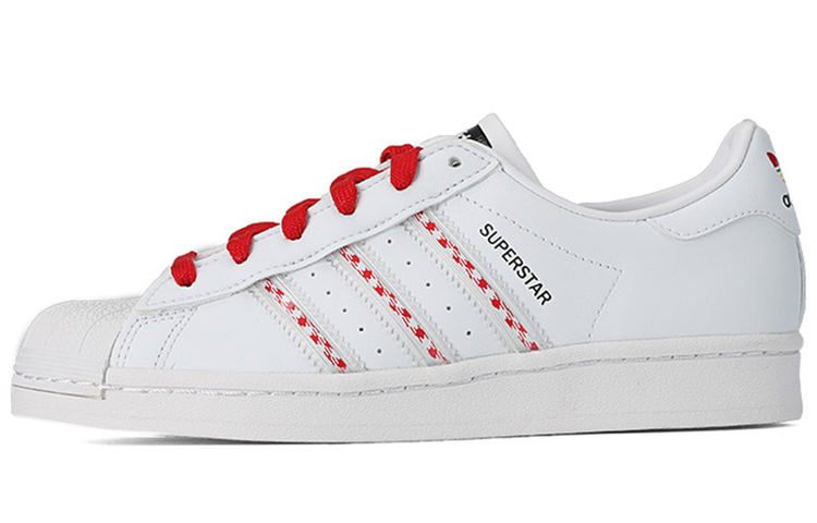 adidas originals Superstar 'White Red Black'