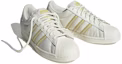 Lookbook adidas originals Superstar 潮流休閒 防滑耐磨 低筒 滑板鞋 男女同款 白黃