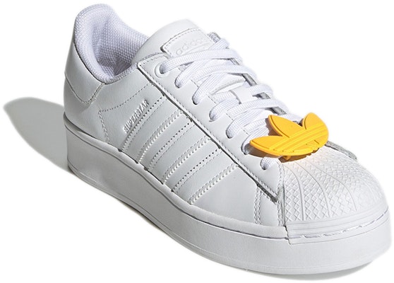 adidas originals Superstar Bold 舒適 耐磨 低筒 板鞋 男女皆宜 雲白 Lookbook adidas originals Superstar Bold 舒適 耐磨 低筒 板鞋 男女皆宜 雲白
