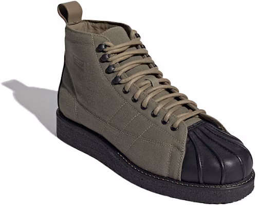 adidas Originals Superstar Botas 'Verde Negro' FW5057 Lookbook adidas Originals Superstar Botas 'Verde Negro' FW5057