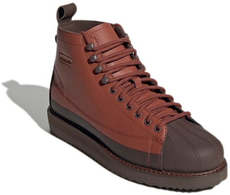 adidas Originals Superstar Boots 'Brick Red' GX1272 Lookbook adidas Originals Superstar Boots 'Brick Red' GX1272