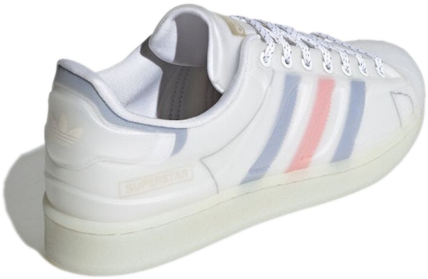adidas originals Superstar Futureshell 復古休閒 減震防滑 低筒 板鞋 男女同款 白藍粉 Shop adidas originals Superstar Futureshell 復古休閒 減震防滑 低筒 板鞋 男女同款 白藍粉