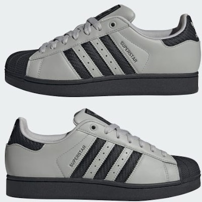 아디다스 오리지널 슈퍼스타 II 그레이 투/코어 블랙/아이언 메탈릭 JQ3183 Sizing 아디다스 오리지널 슈퍼스타 II 그레이 투/코어 블랙/아이언 메탈릭 JQ3183