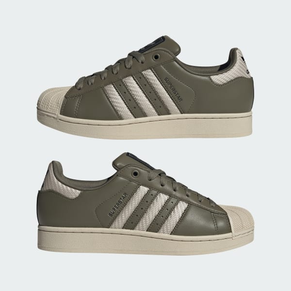Sizing Adidas Originals Superstar II Caqui Medio/Bliss/Negro Core JQ3181
