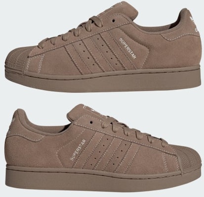 Adidas Originals Superstar II Shoes Chalky Brown/Chalky Brown/Chalky Brown KI8493 Sizing Adidas Originals Superstar II Shoes Chalky Brown/Chalky Brown/Chalky Brown KI8493