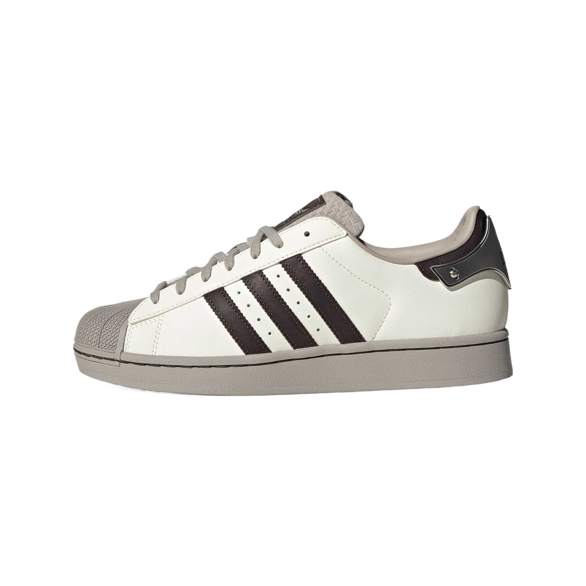 adidas Originals Superstar II White Brown Leather Low-Top Sneakers JQ6250