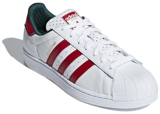 Adidas superstar top red green