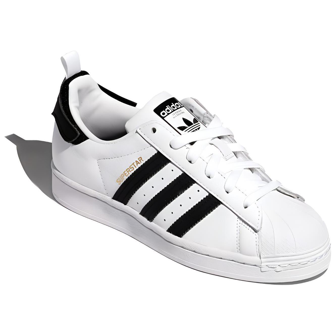 Lookbook adidas Originals Superstar Scarpe Basse Retro Unisex Bianco Nero FX7785