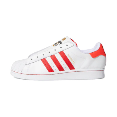 adidas Superstar Laceless 'White Team Collegiate Red'