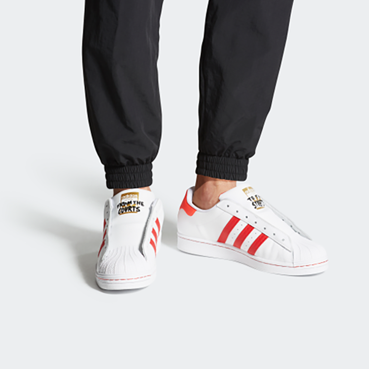 Details for adidas Superstar 'Blanco Tiza Rojo Solar Marrón Tierra' FV2803