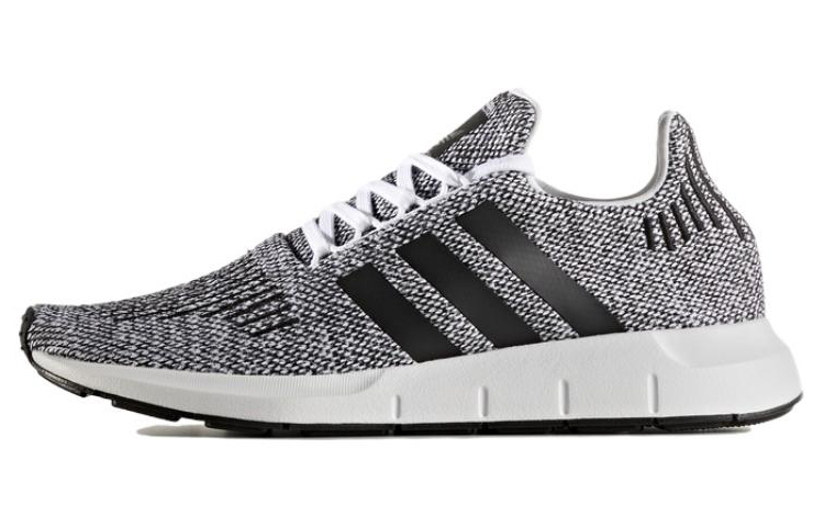 adidas originals Swift run Cozy Wear-Resistant Black 'Black White'