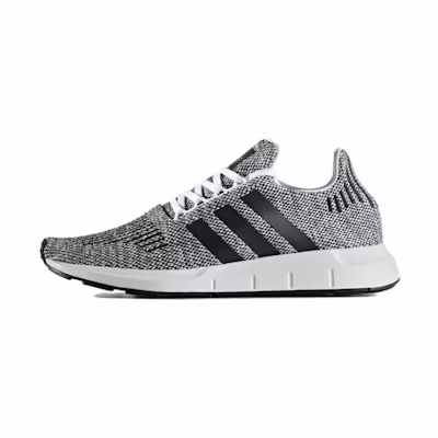 adidas originals Swift run Cozy Wear-Resistant Black 'Black White'