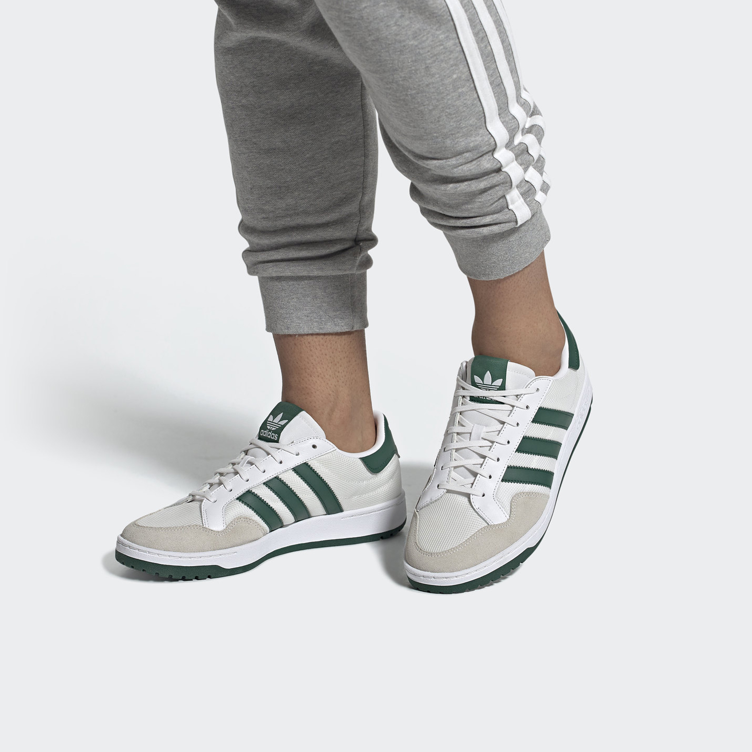 Sizing adidas Originals Team Court ''Weiß Dunkelgrün'' FX8481