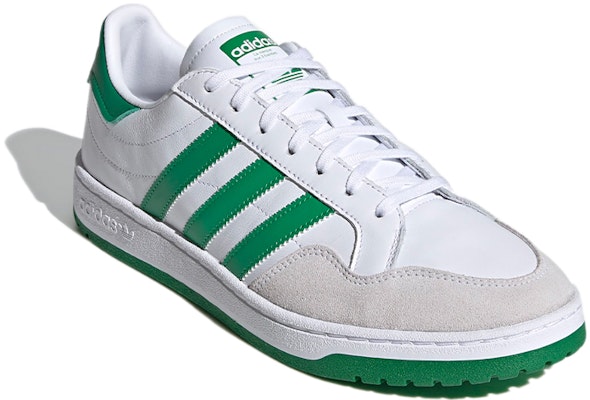 adidas originals Team Court 'White Green Gray' EF6052 Lookbook adidas originals Team Court 'White Green Gray' EF6052