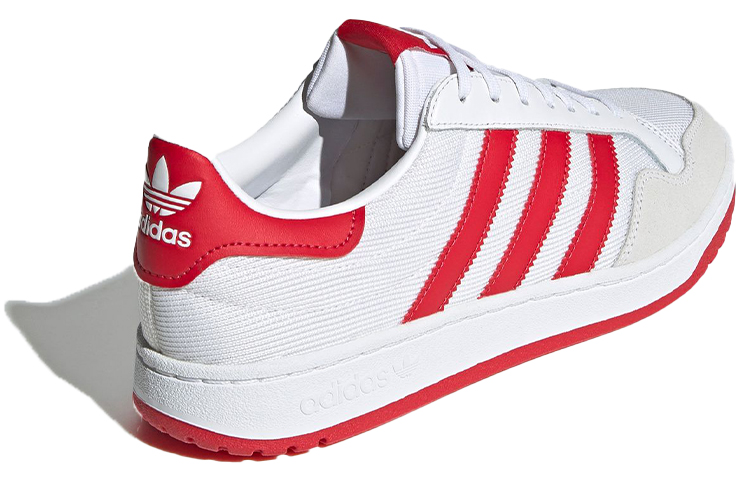 Shop adidas Originals Team Court Schuhe Rot Weiß FY5369