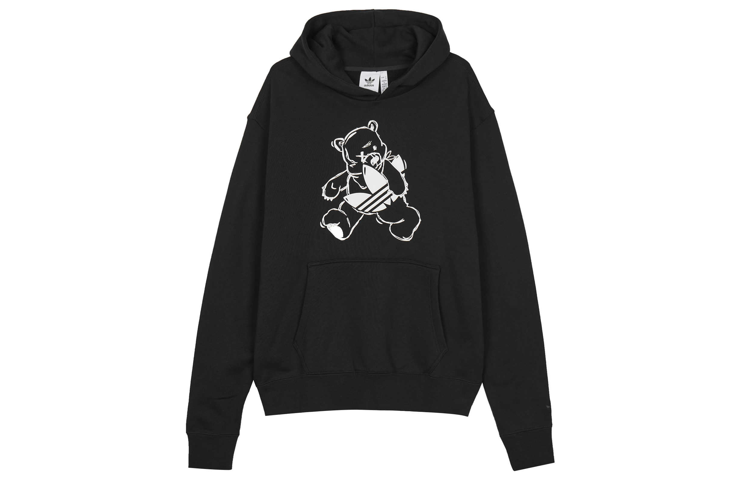 adidas Originals Teddy Bear Logo Hoodie Black (Unisex) HL4103