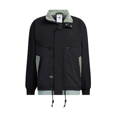 adidas Originals Three-Stripes Workwear Jacket Retro Black Casual Outerwear HY7241